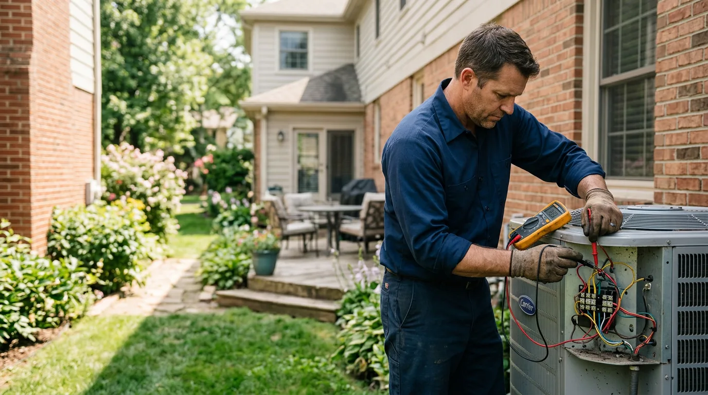 HVAC technician working near Woodbury, TN